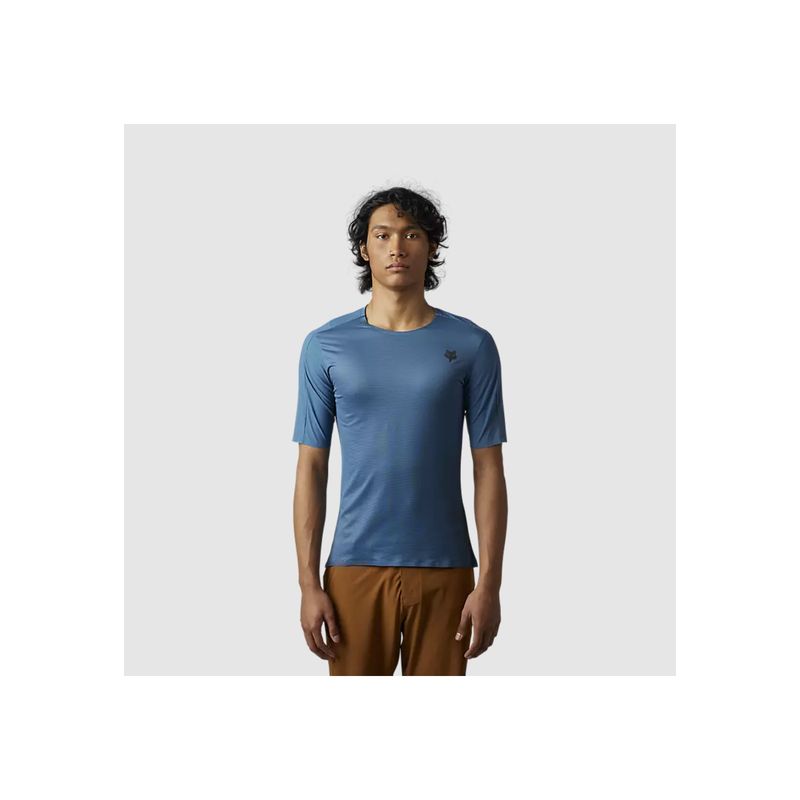 FOX - Polera Bicicleta Flexair Ascent Azul Fox FOX