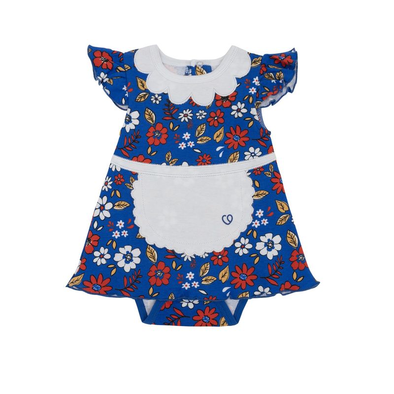 BAMBINO - Body Huasa China Flores Fiestas Patrias Niña 18-24M
