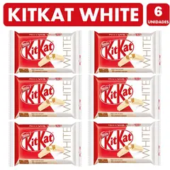 NESTLE - Kitkat White - Oblea Bañada En Chocolate Blancopack De 6un
