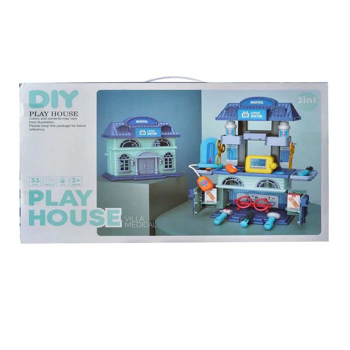 GENERICO - Set De Doctor Forma Castillo 33 Piezas