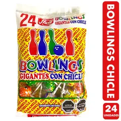 GENERICO - Coyacs Bowling Con Chicle - Fruna (bolsa Con 24 Unidades)
