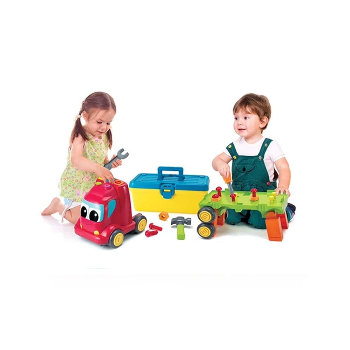 INFANTINO - Juguete Camioncito Constructor Set Infantino
