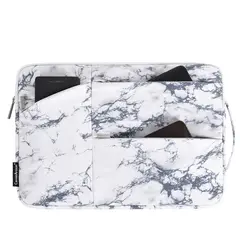 CANVAS ARTISAN - FUNDA NOTEBOOK CON BOLSILLOS Y ASA MARMOL