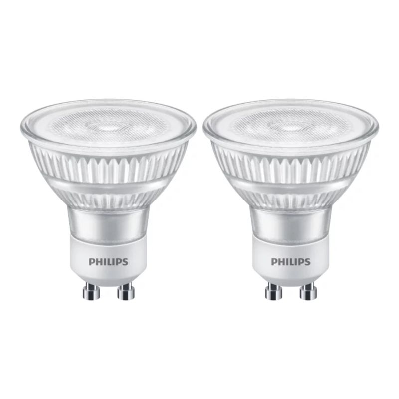 PHILIPS - Set 2 Dicroica Philips Premium Gu10 Alta Potencia 6 eq 70W Luz Calida