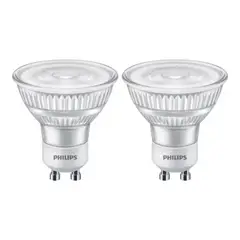 PHILIPS - Set 2 Dicroica Premium Gu10 Alta Potencia 6 eq 70W Luz Calida