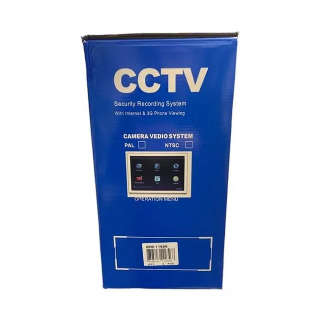 GENERICO - Kit Cctv De 4 Camaras De Vigilancia Hd Marca Jortan