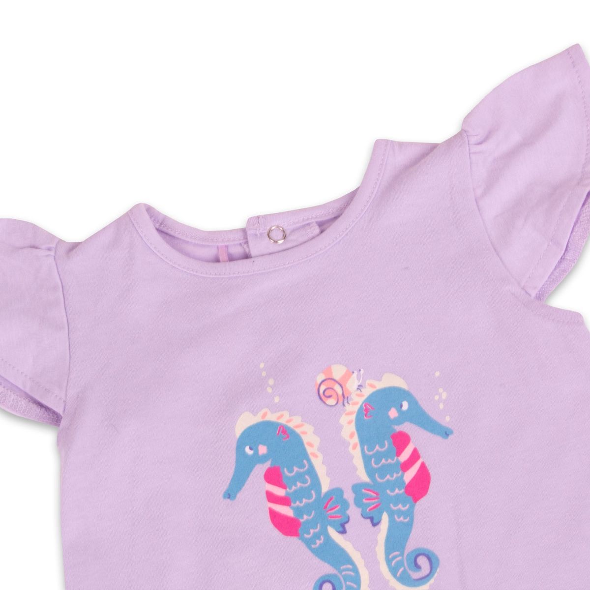 PILLIN - Polera Manga Corta Bebe Niña Lila Pillin PILLIN