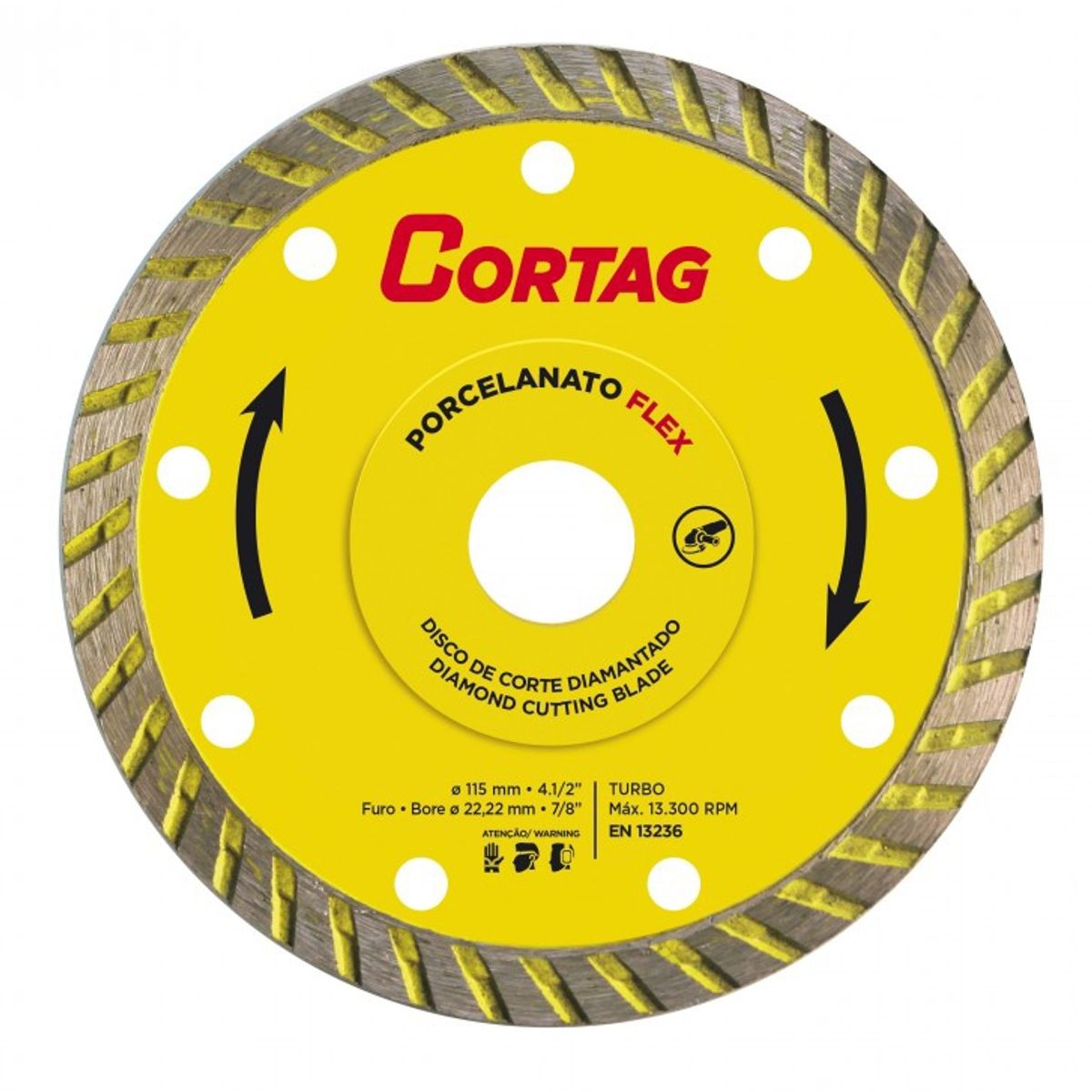 CORTAG - DISCO DE CORTE PORCELANATO FLEX