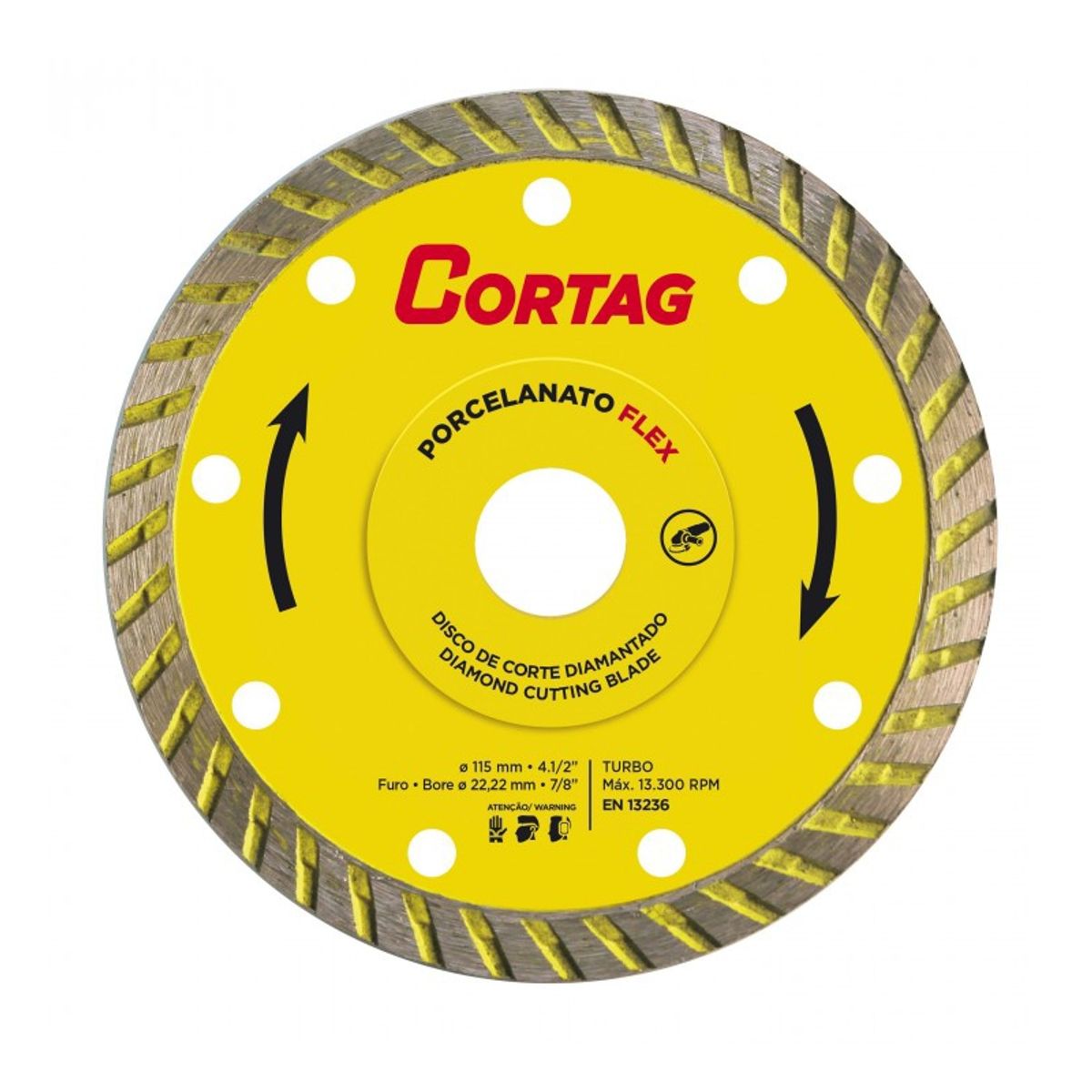CORTAG - DISCO DE CORTE PORCELANATO FLEX