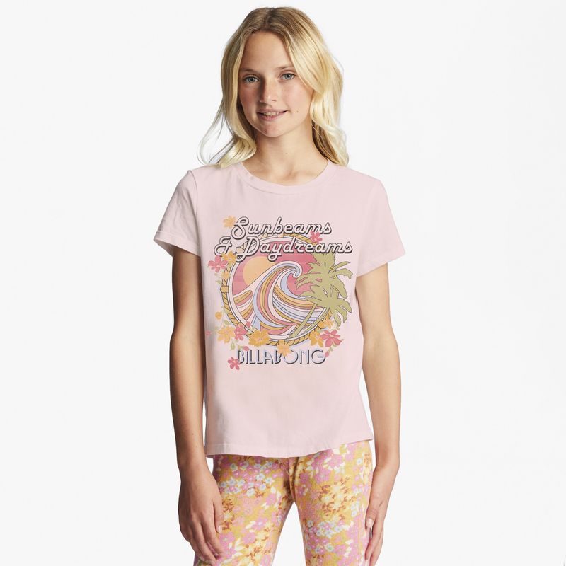 BILLABONG - Polera M/C Niña Sunsbeam & Dayd G Te Rosa BILLABONG
