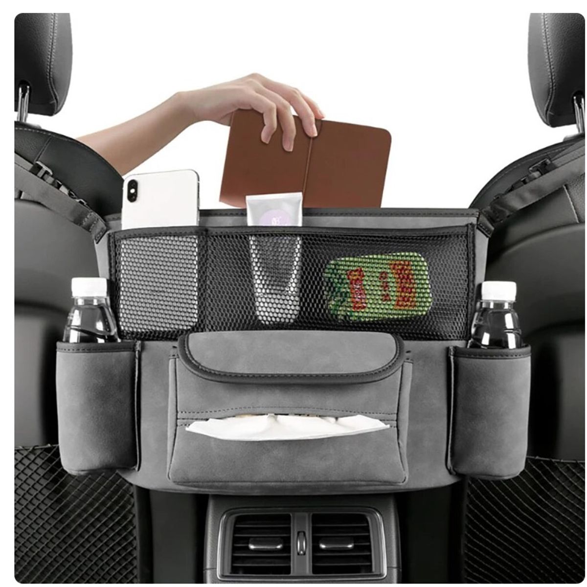 GENERICO - Bolsa de Almacenamiento para Apoya Cabezas de Vehiculo