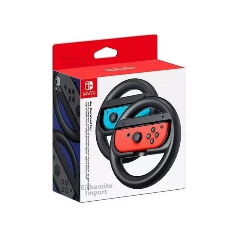 GENERICO - Accesorio Mando Volante Control Nintendo Switch Negro