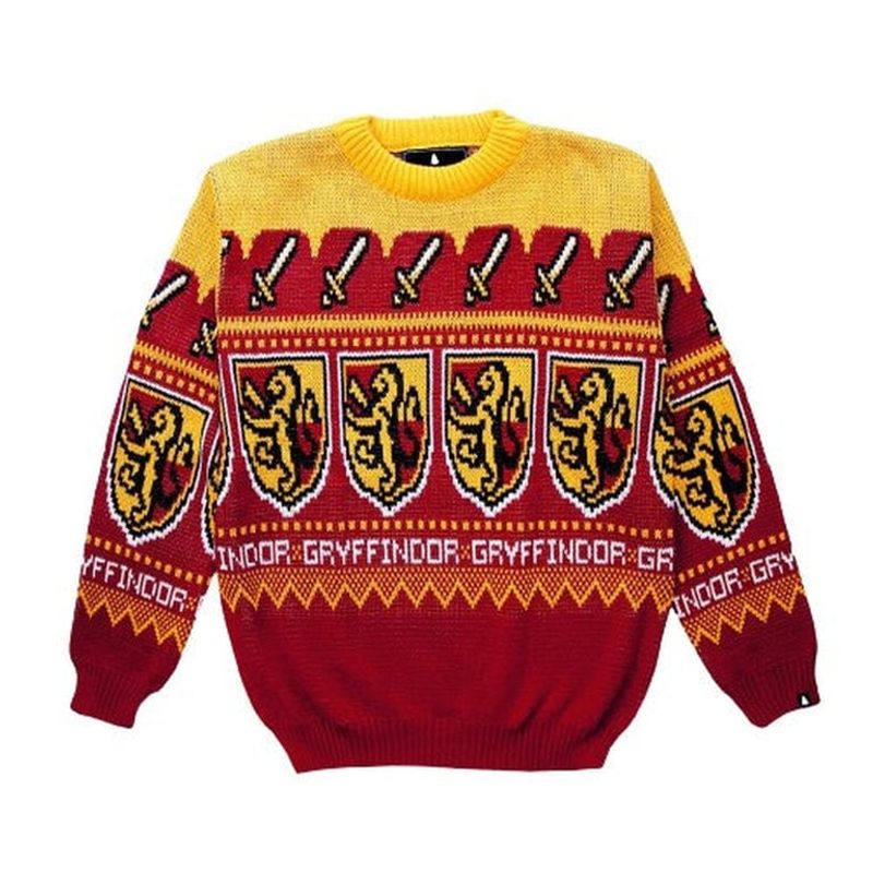 THIS IS FELIZ NAVIDAD - Gryffindor Sweater - Vino