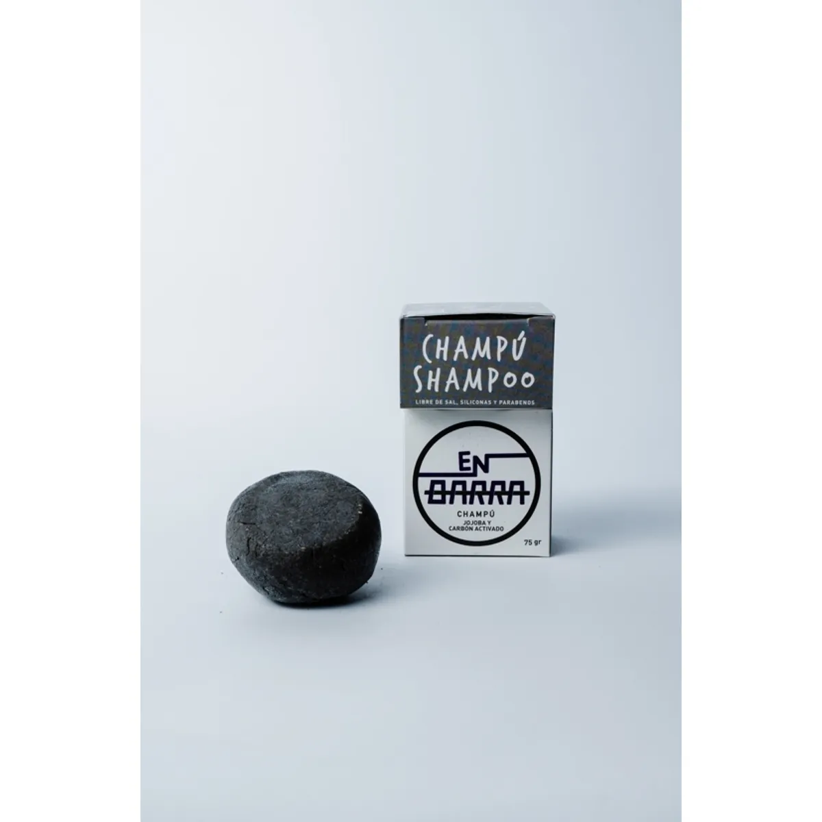 EN BARRA - SHAMPOO DETOX - CARBÓN Y JOJOBA.