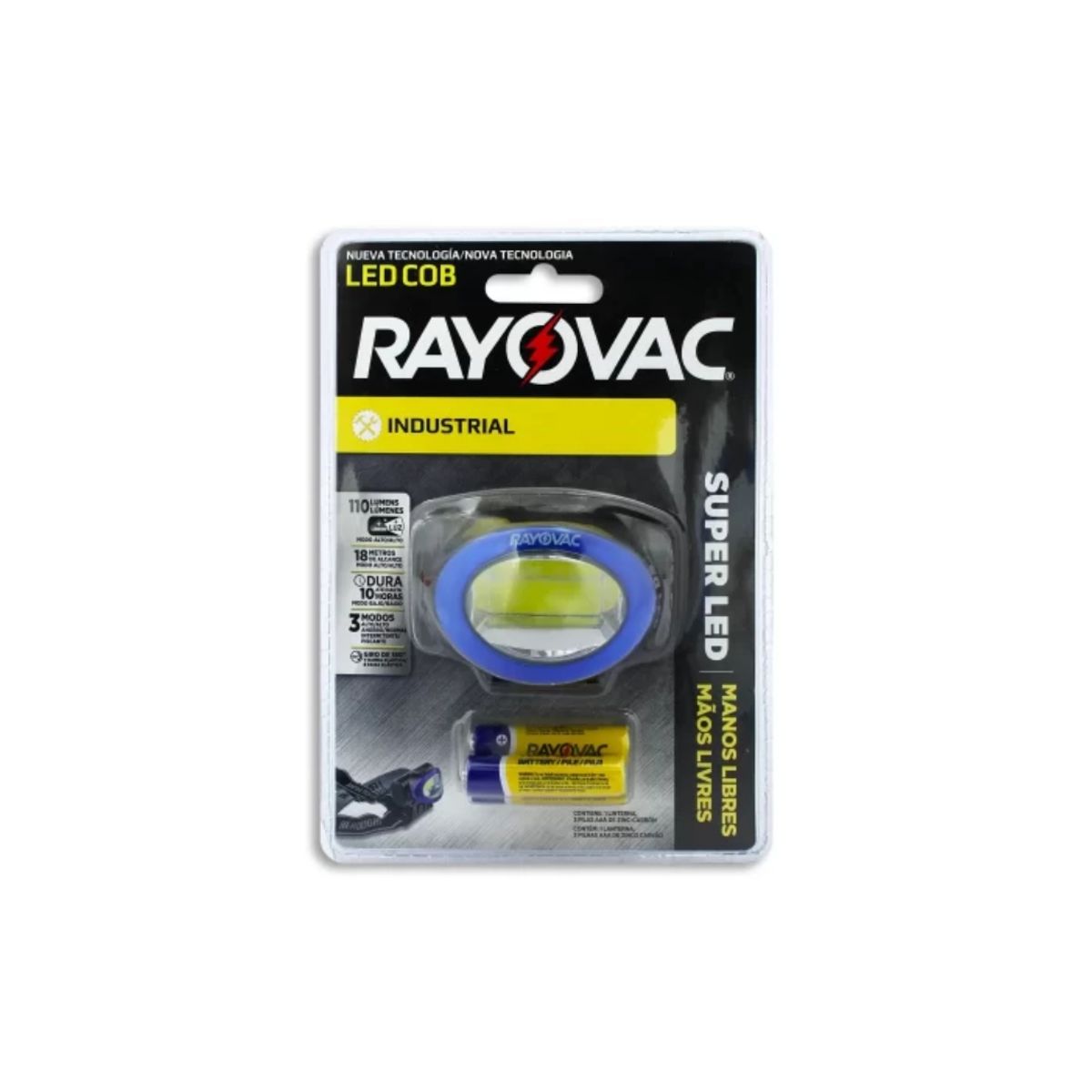 RAYOVAC - Linterna Led De Cabeza Cpila Rayovac