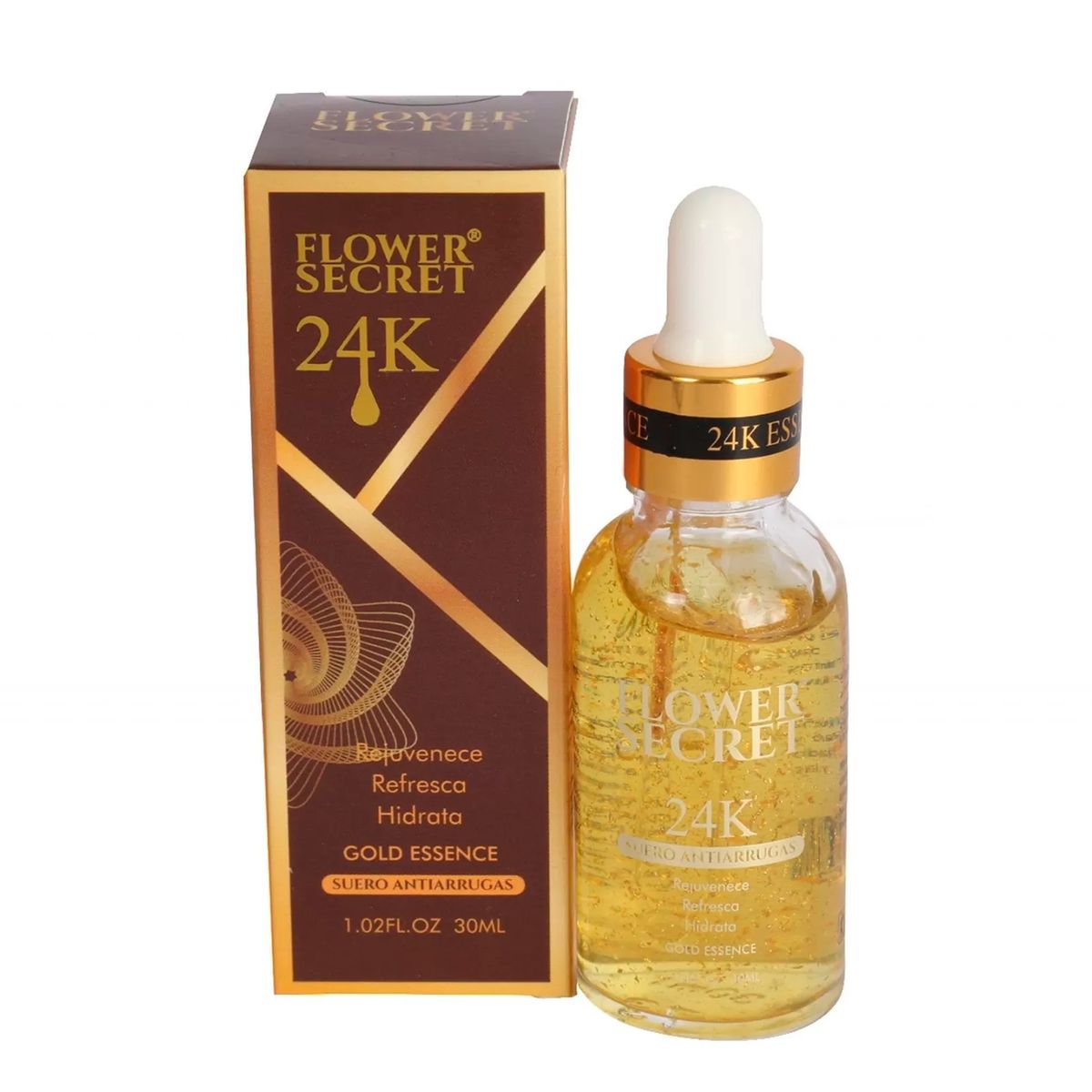 FLOWER SECRET - Suero Ácido Hialurónico Antiarrugas 24k.