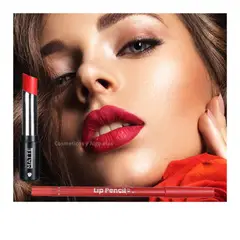 DOLCE BELLA - SET Delineador para labios Y labial en barra mismo tono.
