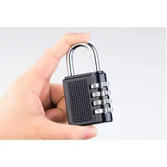 CRUSEC - Candado de Combinación de 4 dígitos Antirrobo Cerradura