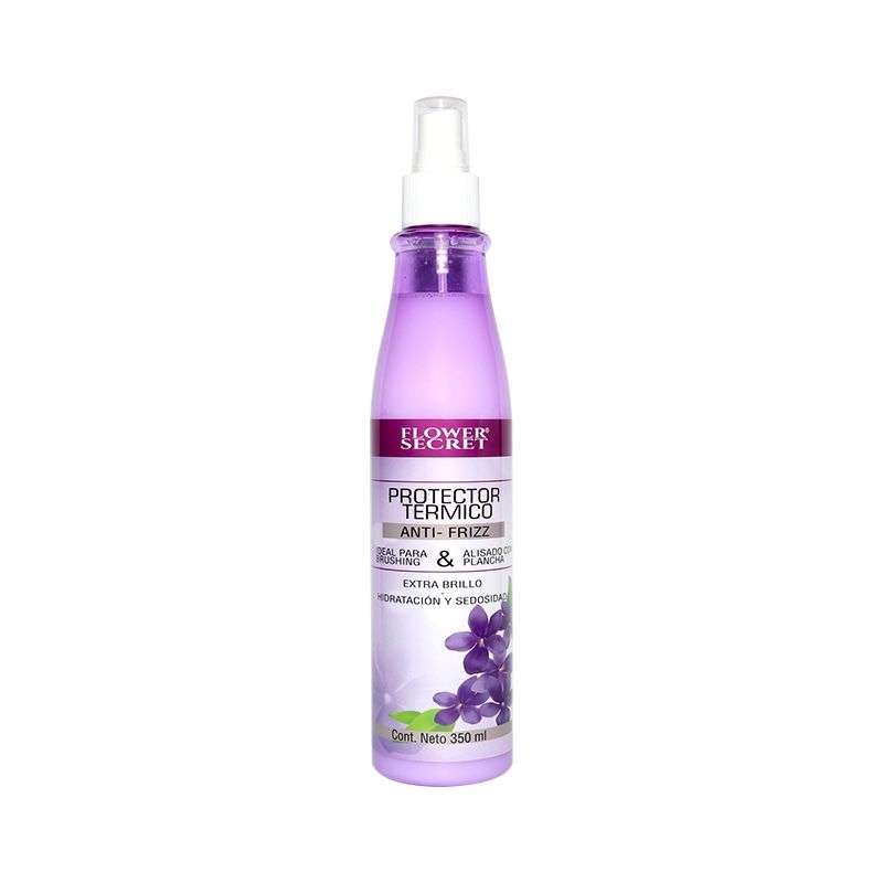 FLOWER SECRET - Protector Térmico para Cabello Anti Frizz 350ml.