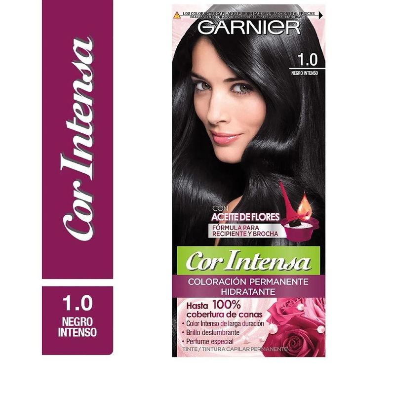 GARNIER - Tintura Garnier Cor Intensa 1.0 Negro Intensa.