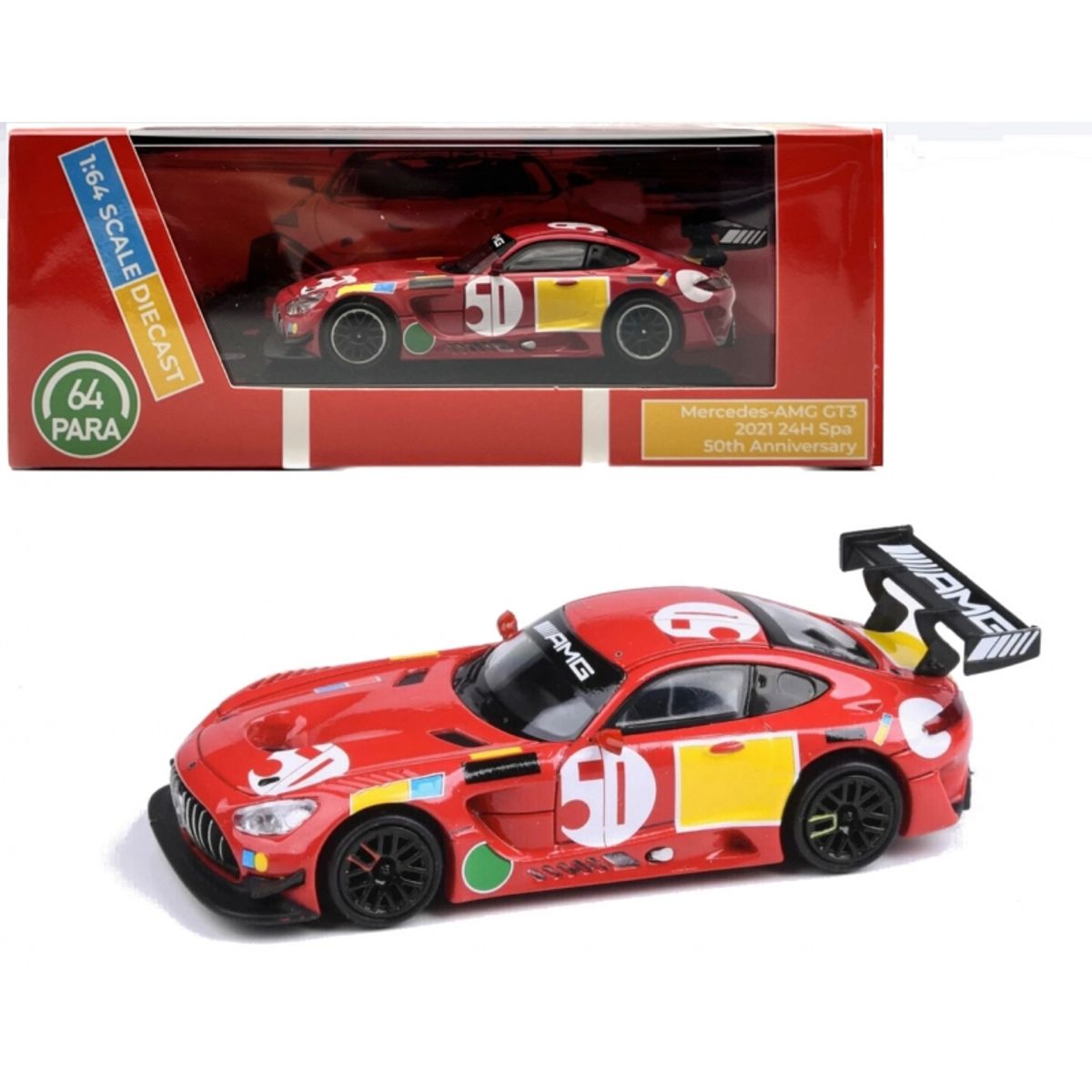 GENERICO - PARAGON 55355 1-64 MERCEDES AMG GT3 EVO 2022 24H SPA 50TH