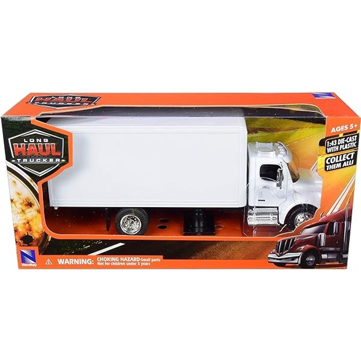 GENERICO - NEWRAY 15803D 1-43 PETERBILT 335 BOX TRUCK ( WHITE )