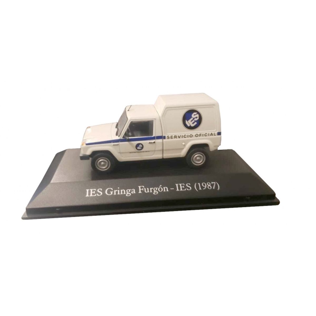 GENERICO - MAGAZINE SER51 1:43 1987 IES GRINGA FURGON, WHITE BLUE