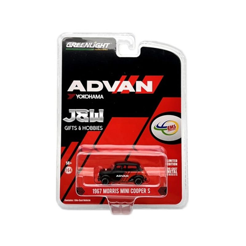 GREENLIGHT - GREENLIGHT 51497 1:64 MORRIS COOPER S ADVAN LIVERY 1967