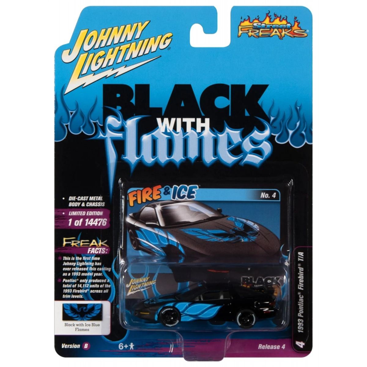 GENERICO - JOHNNY JLSP210A 1-64 1993 PONTIAC FIREBIRD T A ( BLACK WITH