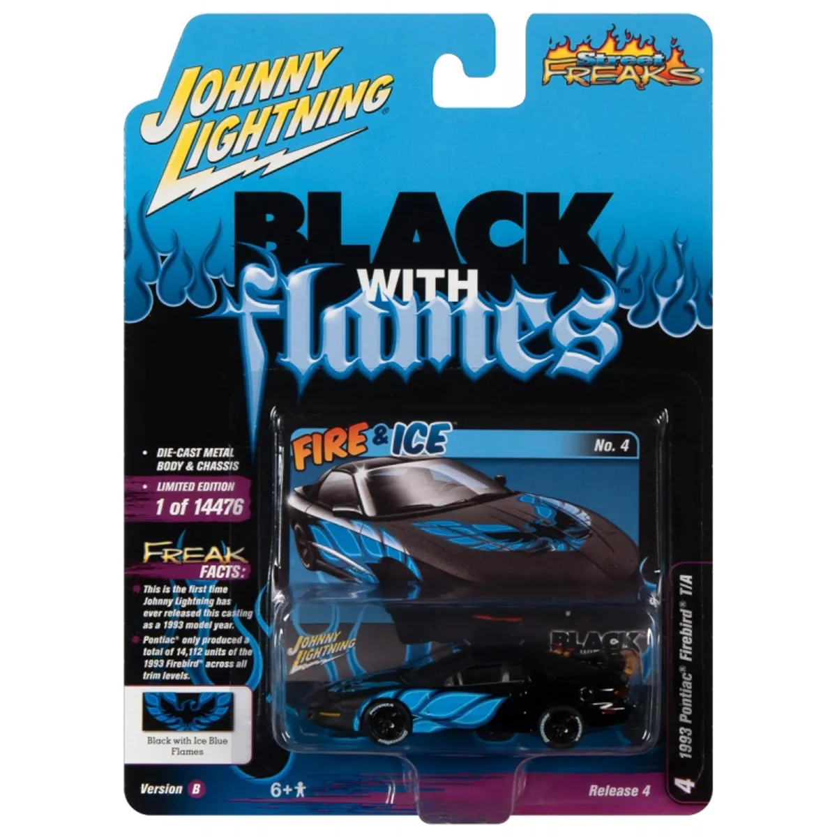 GENERICO - JOHNNY JLSP210A 1-64 1993 PONTIAC FIREBIRD T A ( BLACK WITH