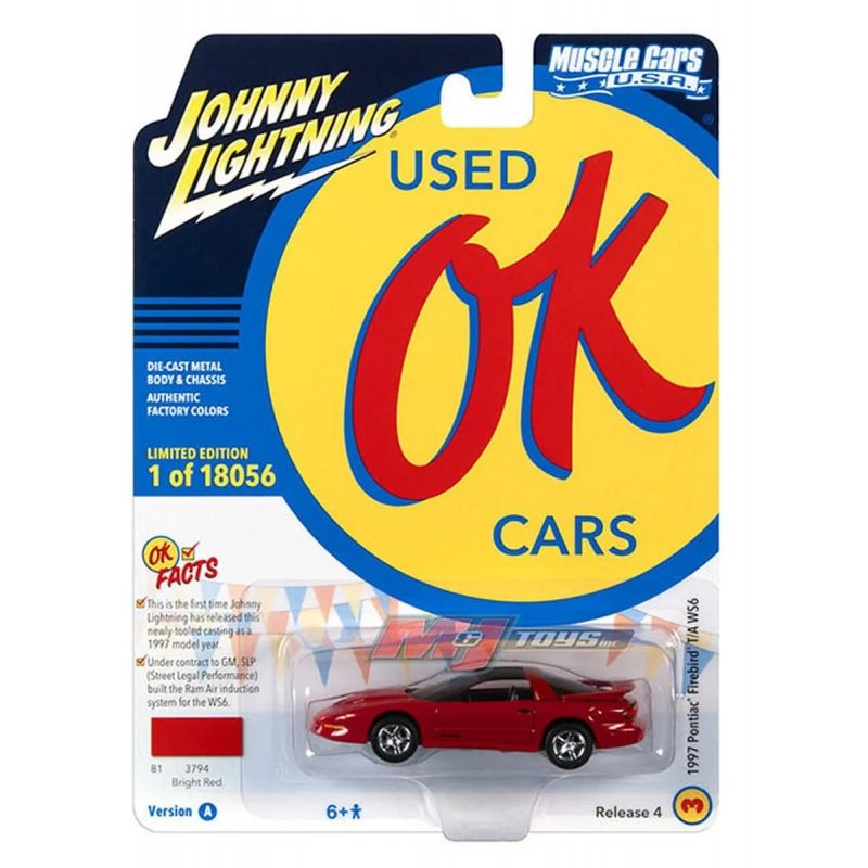 GENERICO - JOHNNY JLSP194A 1:64 1997 PONTIAC FIREBIRD WS - 6 T / A RED
