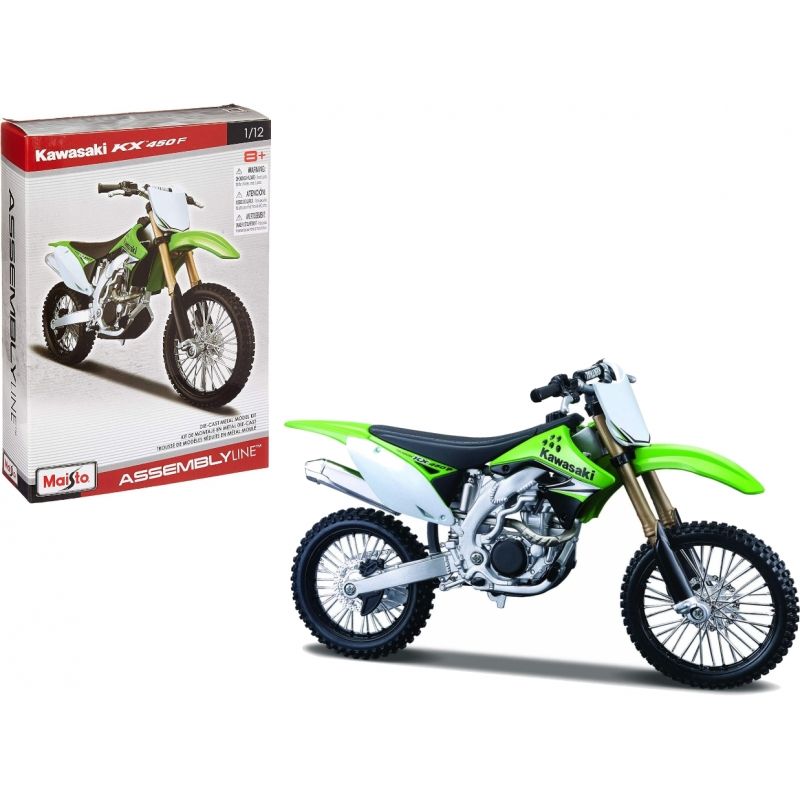 MAISTO - MAISTO 39175 1-12 AL KAWASAKI KX 450F ARMABLE