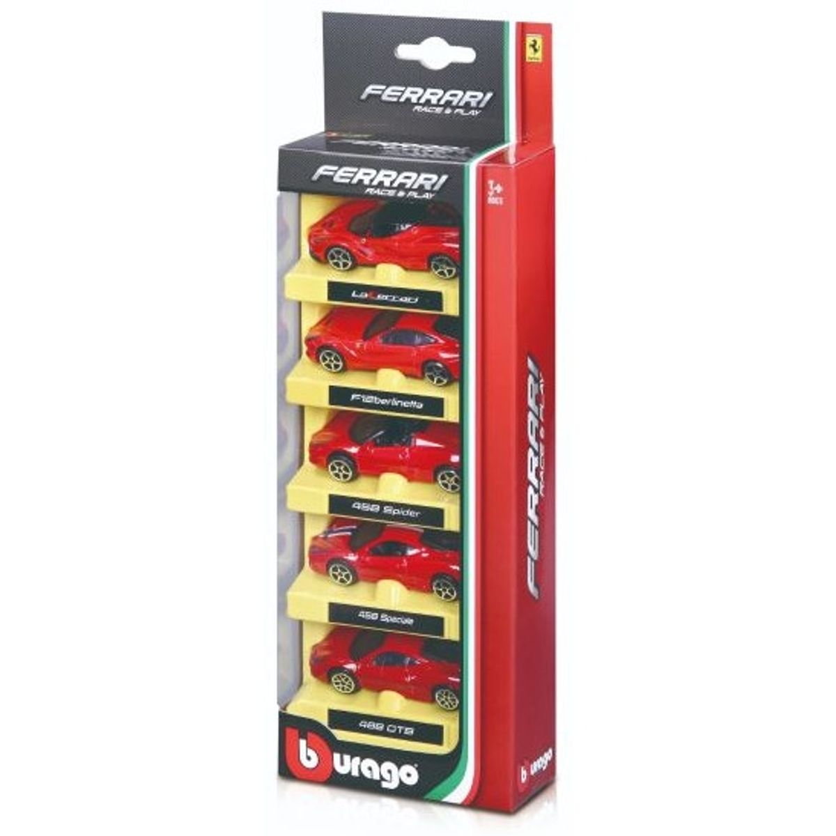 BBURAGO - BURAGO 56105 1-64 FERRARI R AND P 5 PACK