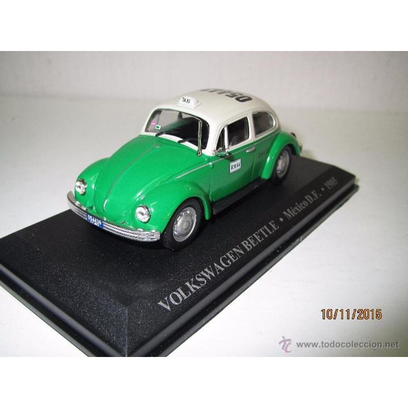 GENERICO - MAGAZINE TX05 1985 VOLKSWAGEN BEETLE TAXI MEXICO GREEN WHITE
