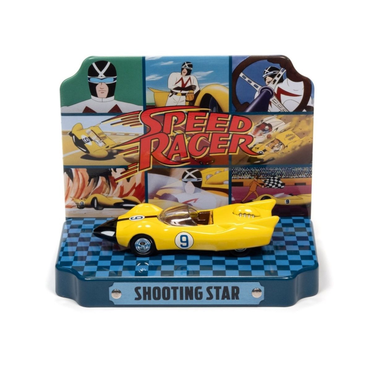 GENERICO - JOHNNY JLSP121 1:64 RACER X SHOOTING STAR W TIN YELLOW