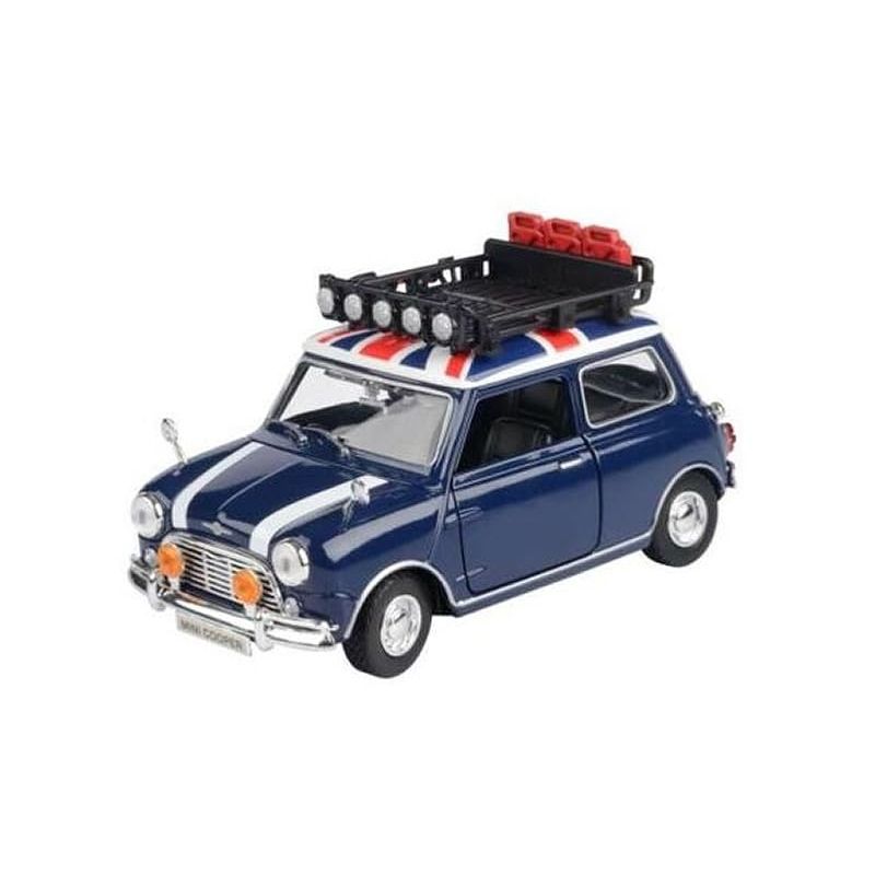 MOTORMAX - MOTORMAX 79741 1:18 MORRIS MINI COOPER WITH ROOF RACK