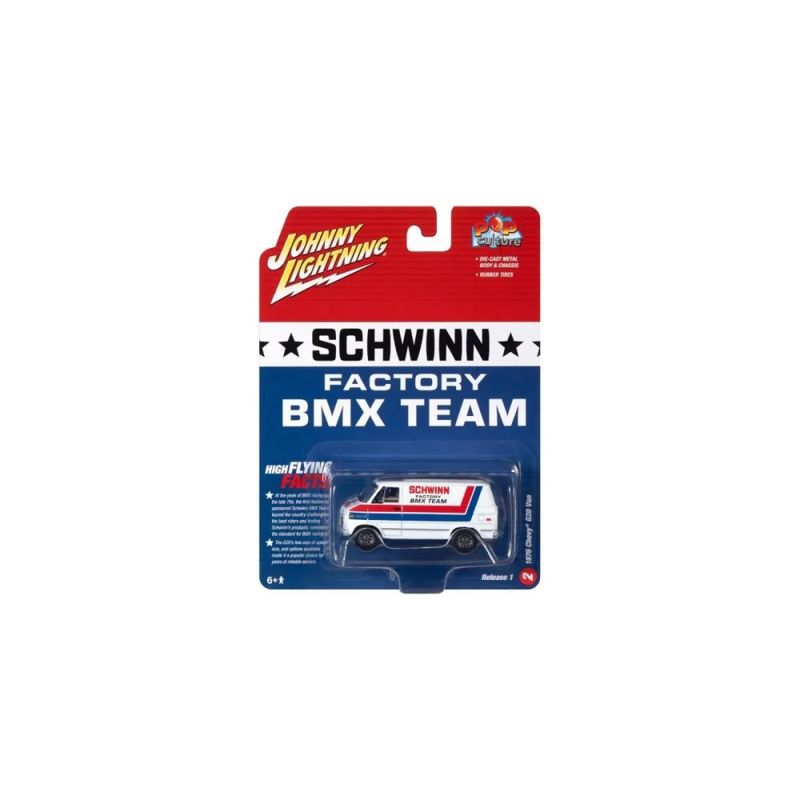 GENERICO - JOHNNY JLSP311 1:64 SCHWINN 1976 CHEVY VAN G20 BMX /