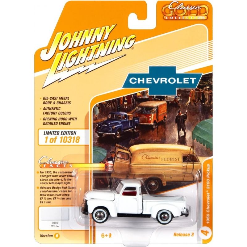 GENERICO - JOHNNY JLSP166B 1:64 1950 CHEVROLET STEPSIDE TRUCK GLOSS