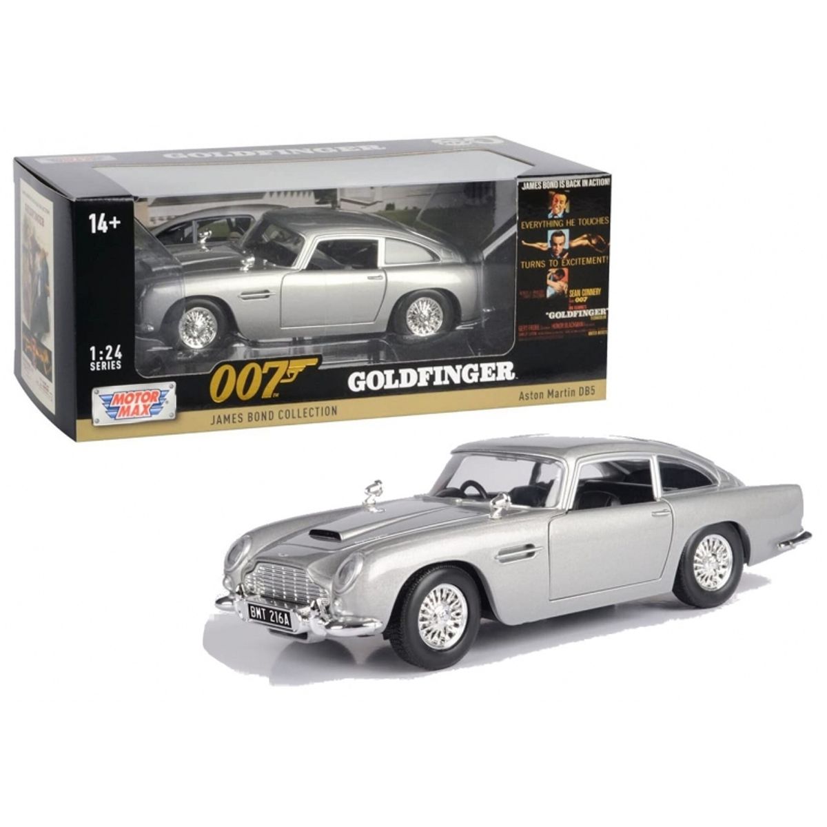 MOTORMAX - MOTORMAX 79857 1-24 JAMES BOND ASTON MARTIN DB5