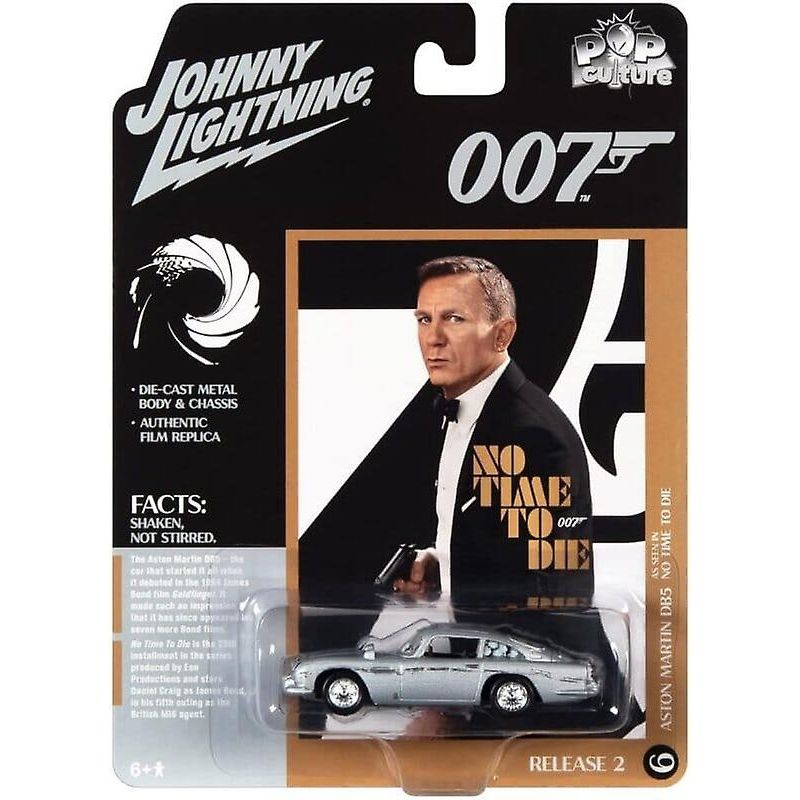 GENERICO - JOHNNY JLSP160 1:64 JAMES BOND 1964 ASTON MARTIN DB5 SILVER