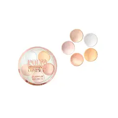 FLOWER SECRET - Polvo Iluminador Maquillaje 5 en 1.