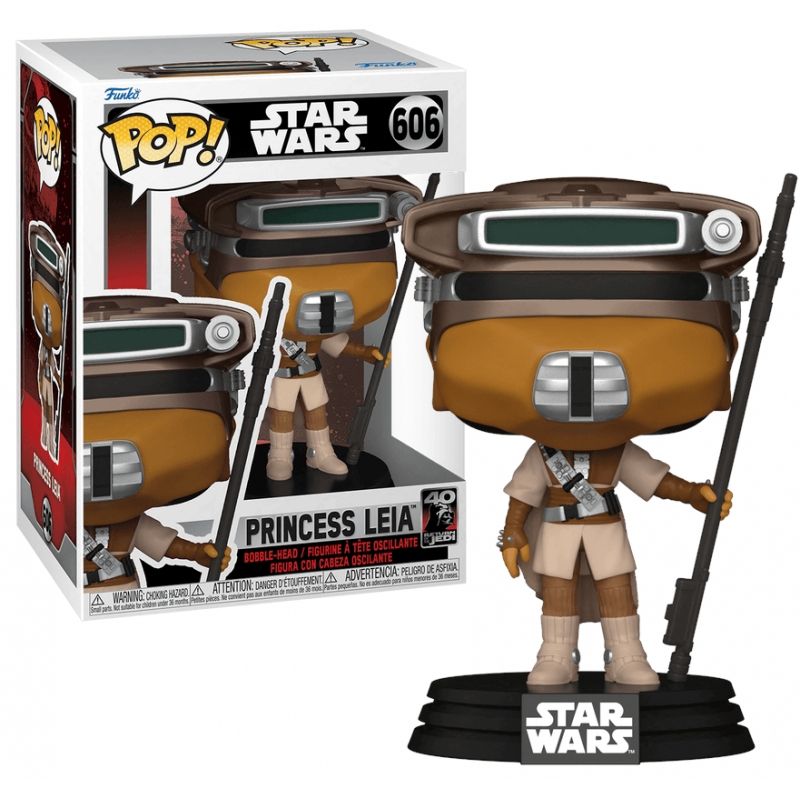 FUNKO - FUNKO 70748 POP STAR WARS RETURN OF THE JEDI 40TH LEIA (