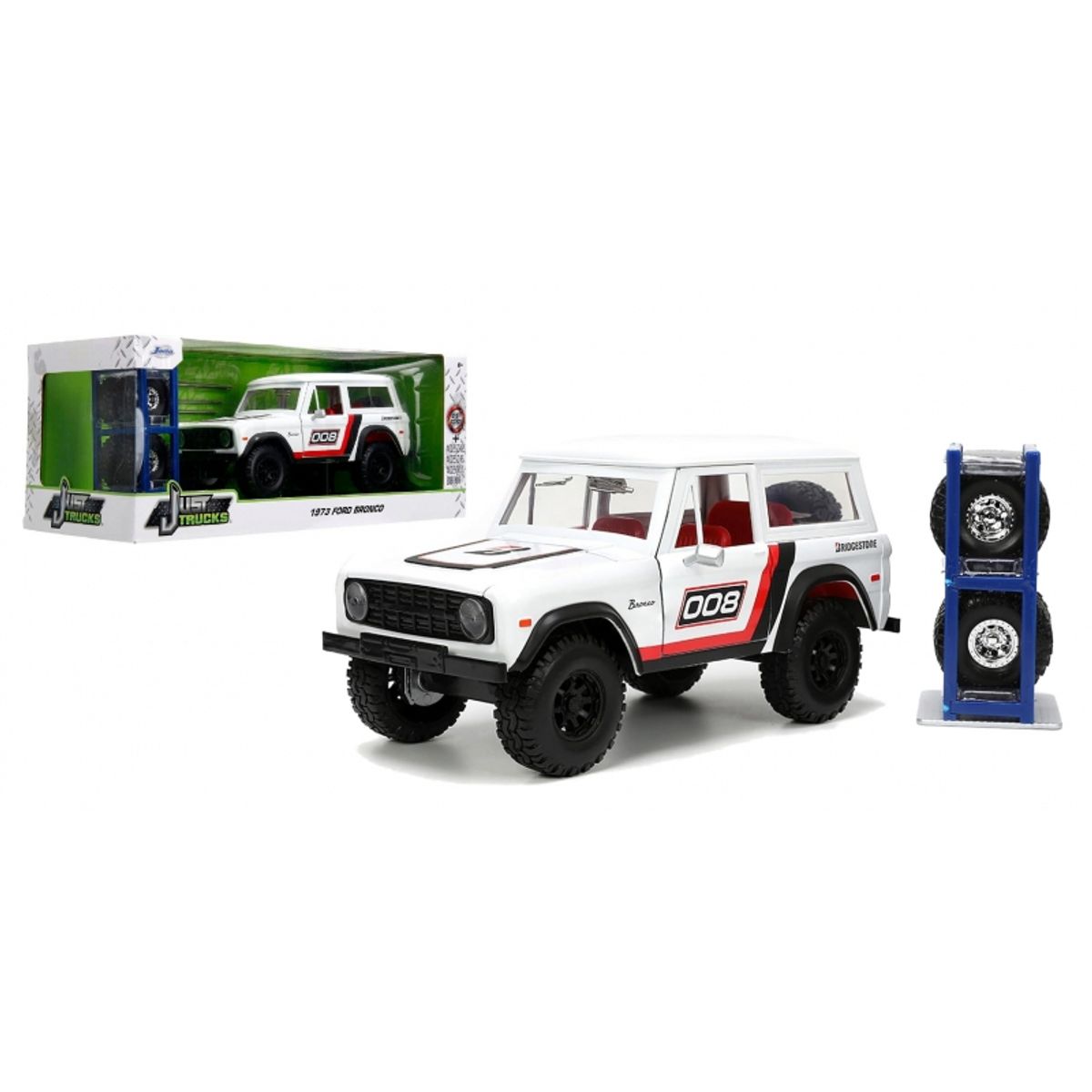 GENERICO - JADA 34181 1:24 JT 1973 FORD BRONCO HARDTOP W / RACK