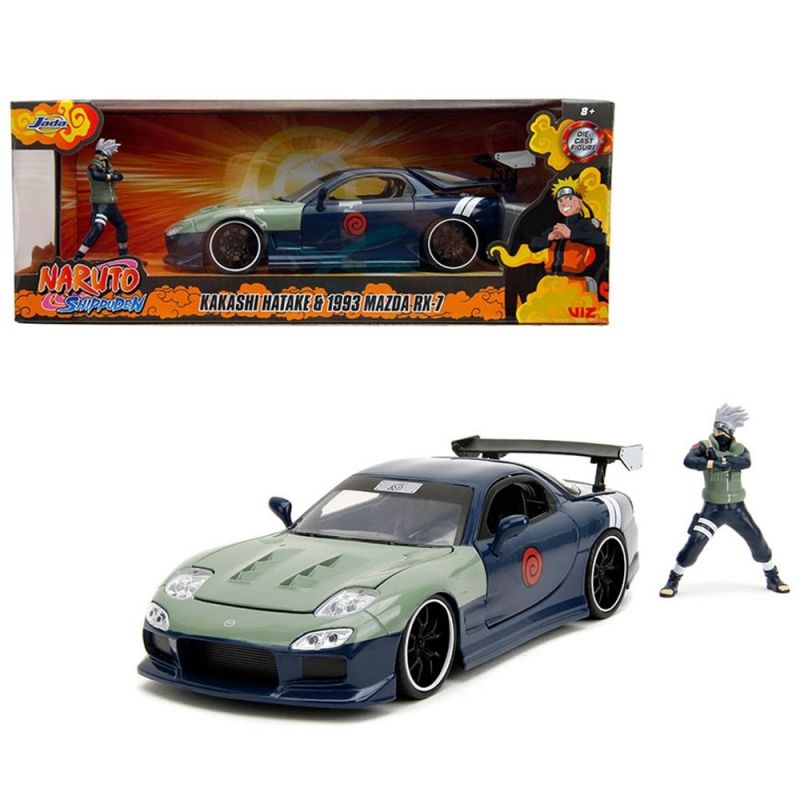 GENERICO - JADA 34370 1-24 NARUTO 1993 MAZDA RX 7 W KAKASHI