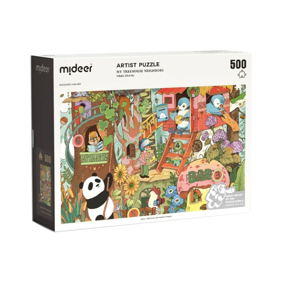 MIDEER - MIDEER MD3285 ARTIST PUZZLE MY TREEHOUSE NEIGHBORS 500
