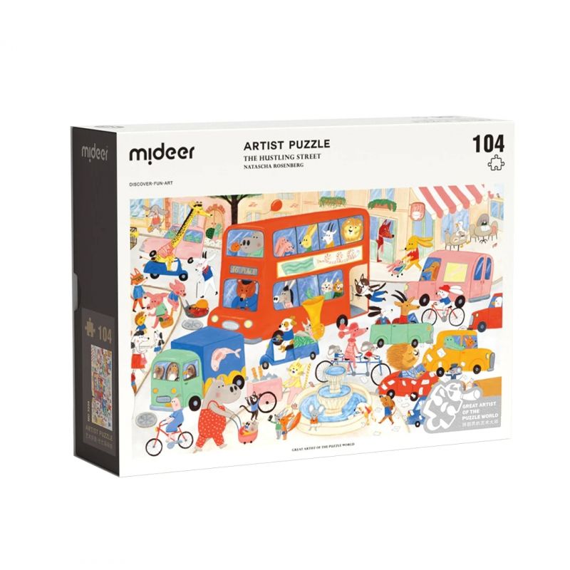 MIDEER - MIDEER MD3298 ARTIST PUZZLE THE HUSTLING STREET 104 PIEZAS