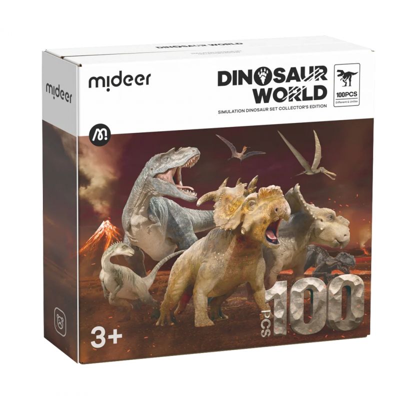 MIDEER - MIDEER MD3333 DINOSAUR WORLD 100 PIEZAS