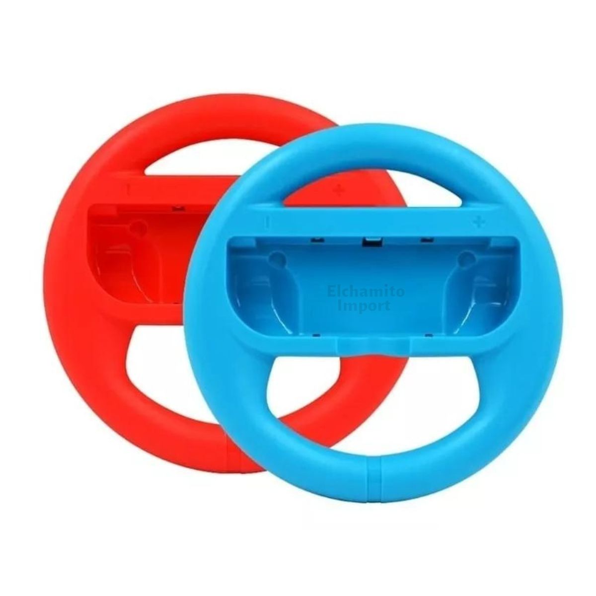 GENERICO - Accesorio Mando Volante Control Nintendo Switch AzulRojo
