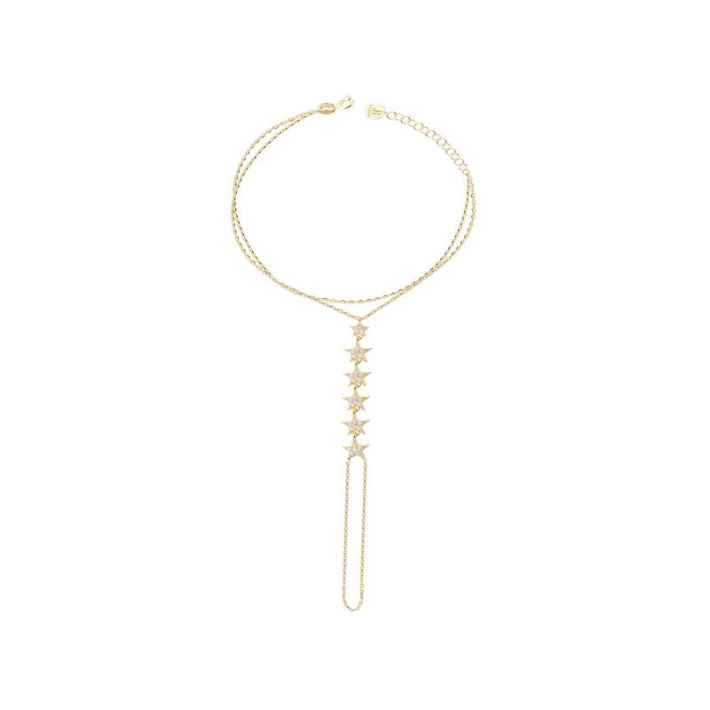 JB JOYAS BARON - Pulsera de Oro 18kt Circulos en Circon