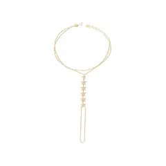 JB JOYAS BARON - Pulsera de Oro 18kt Circulos en Circon